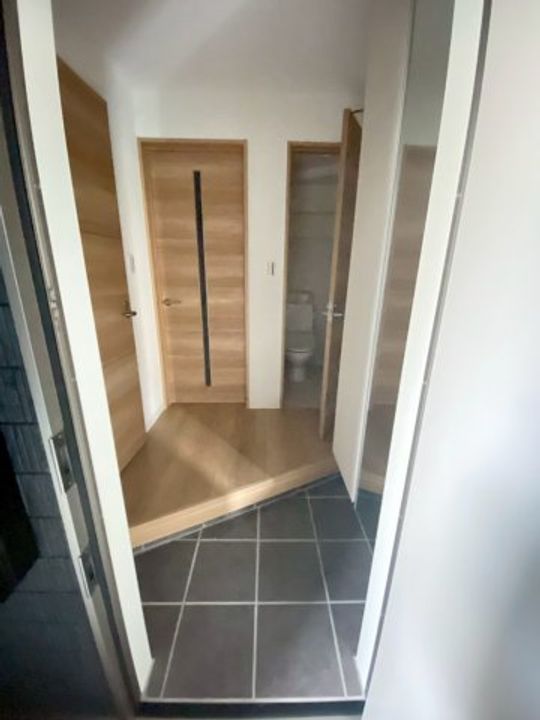 千葉県富里市七栄(一戸建)の賃貸物件の玄関