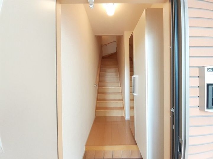 山形県山形市江俣3(アパート)の賃貸物件の玄関