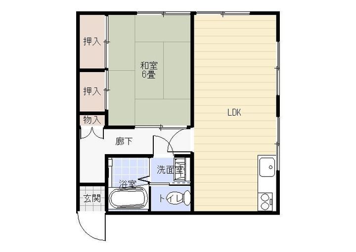 モアハイツの間取り