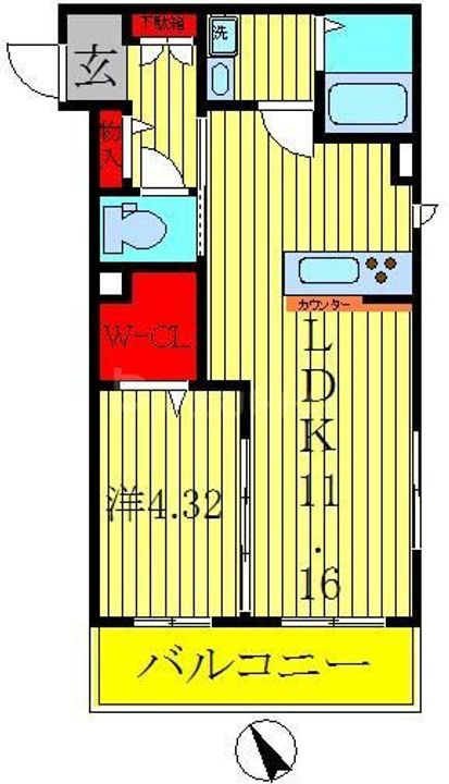 Bienvenue Naoの間取り