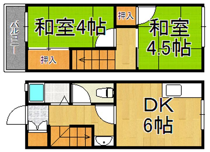 STハイツ芦原の間取り