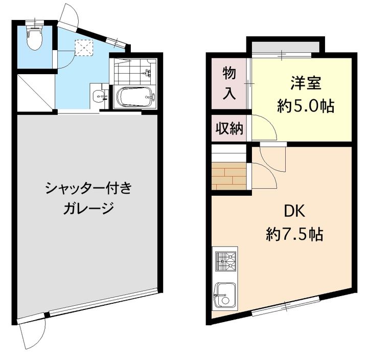 大阪府大阪市鶴見区横堤1(一戸建)の賃貸物件の間取り
