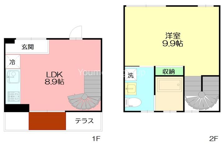 鵠ノ杜舎 楓の間取り