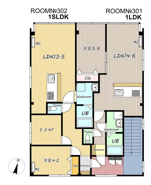 荒井ビルの間取り