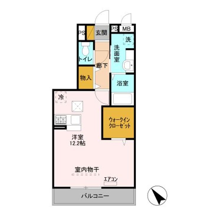 埼玉県久喜市南2(アパート)の賃貸物件の間取り