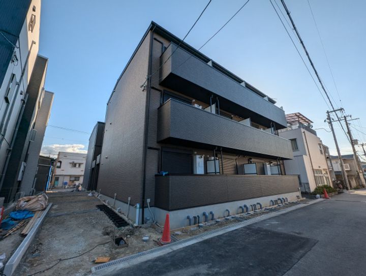 大阪府大阪市東住吉区照ケ丘矢田4(アパート)の賃貸物件の外観
