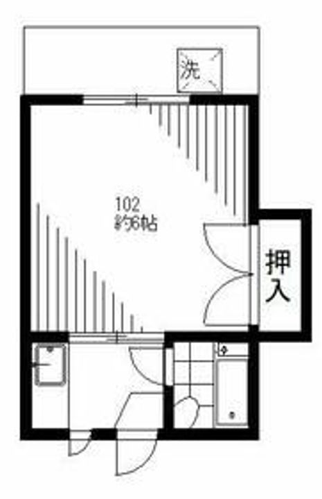 コーポラスクリエイティブの間取り