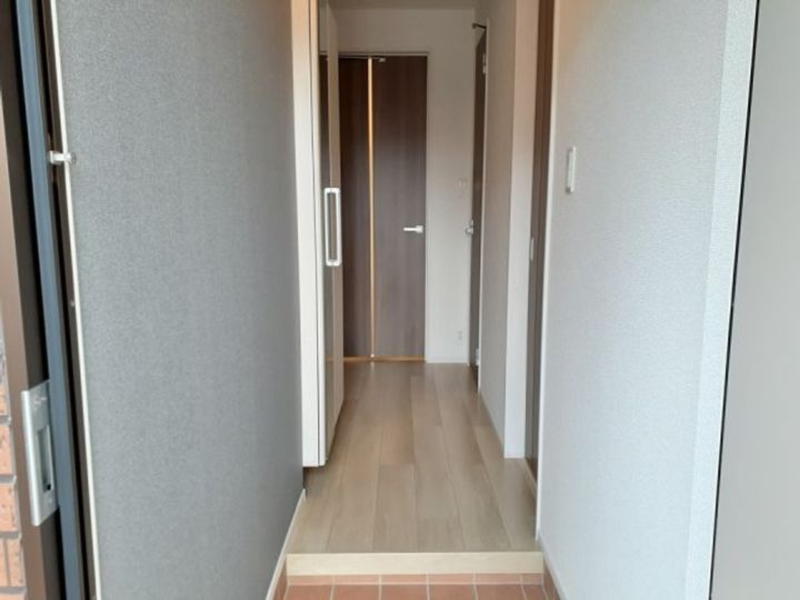 栃木県宇都宮市鶴田町(アパート)の賃貸物件の玄関