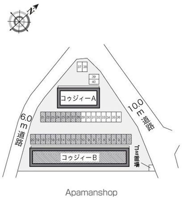 レオパレスコゥジィーBの地図