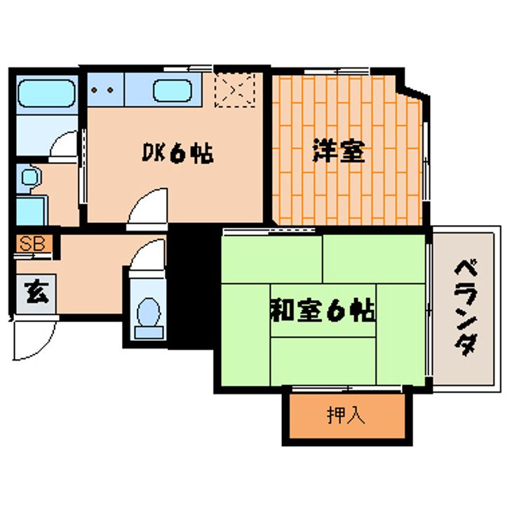 マンション大樹の間取り