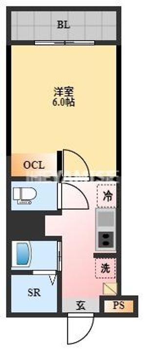 デ・クメール寺町通りの間取り