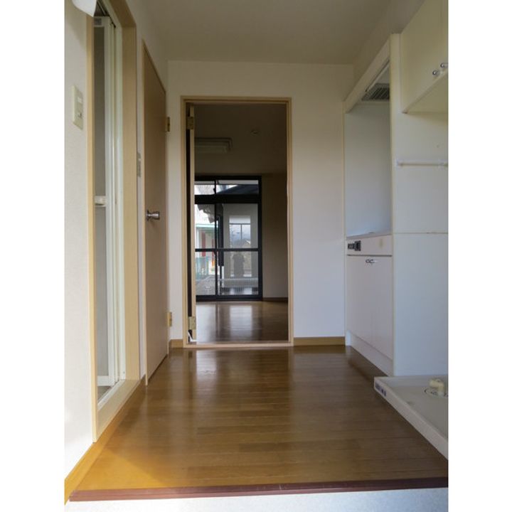 中里ハイツの玄関