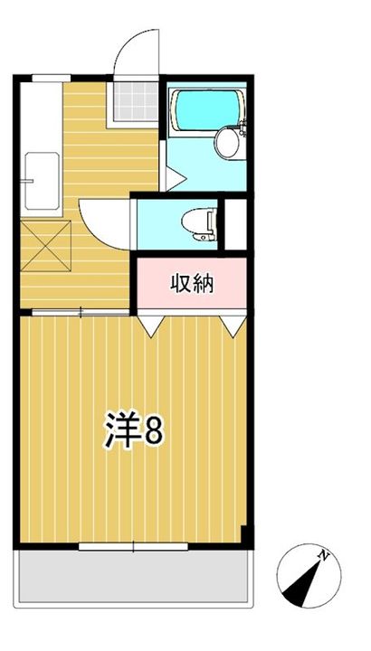 シティーコート1の間取り