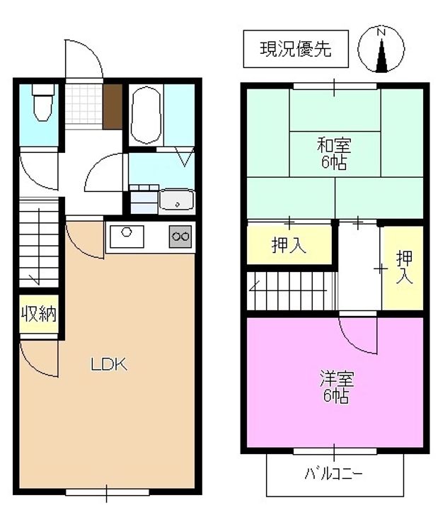 長野県長野市篠ノ井御幣川(一戸建)の賃貸物件の間取り