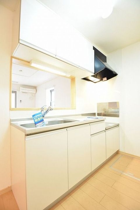 福島県郡山市大槻町字中ノ平(アパート)の賃貸物件のキッチン