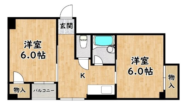 日大ハイツの間取り