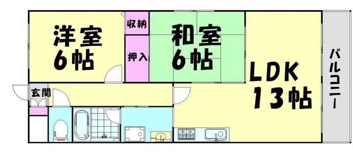 リオンガーデン古屋の間取り