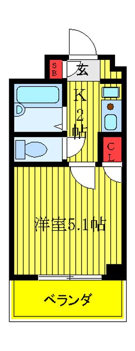 ベルテFの間取り