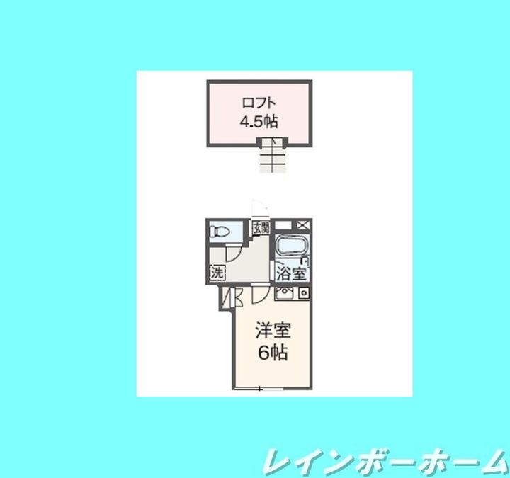 千葉県柏市逆井(アパート)の賃貸物件の間取り