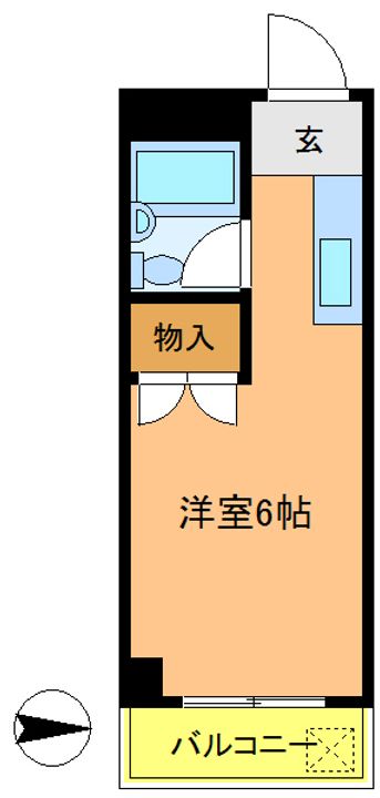 東京都墨田区横川1(マンション)の賃貸物件の間取り