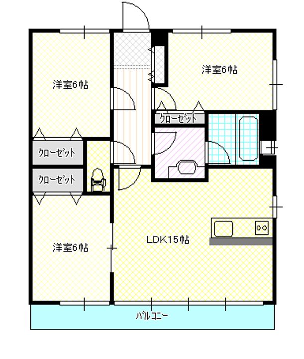 岡山県岡山市南区芳泉4(マンション)の賃貸物件の間取り