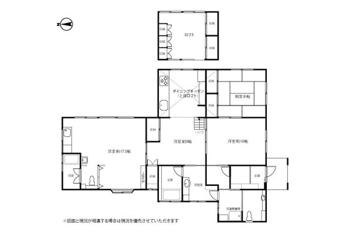 山梨県甲府市東光寺2(一戸建)の賃貸物件の間取り