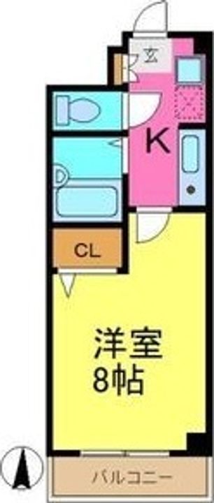 愛知県名古屋市守山区幸心3(マンション)の賃貸物件の間取り