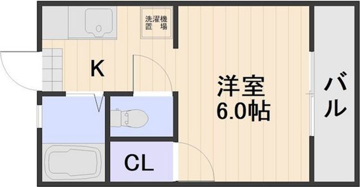 コーポK.Y2の間取り