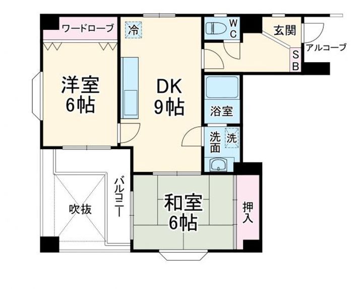 Kカーサの間取り