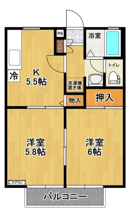 サザンウェーブの間取り