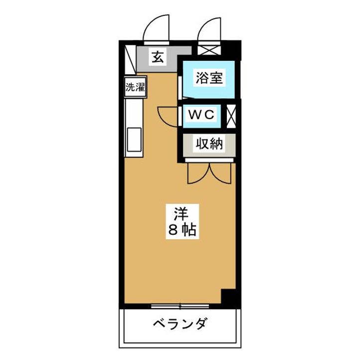 エクセル貴多川No,5B棟の間取り