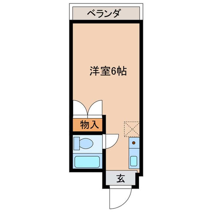 山口県玖珂郡和木町和木4(アパート)の賃貸物件の間取り