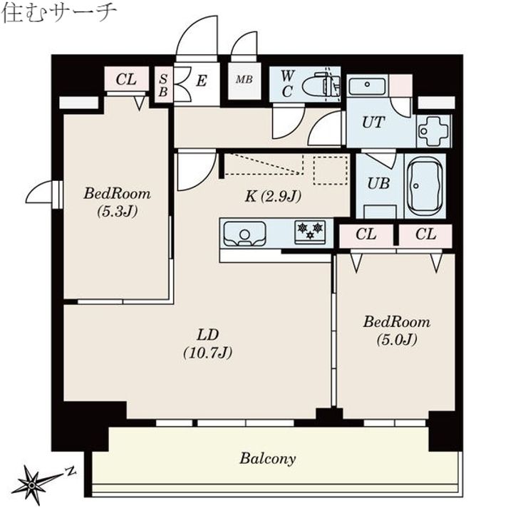 S-RESIDENCE四日市安島aloggioの間取り