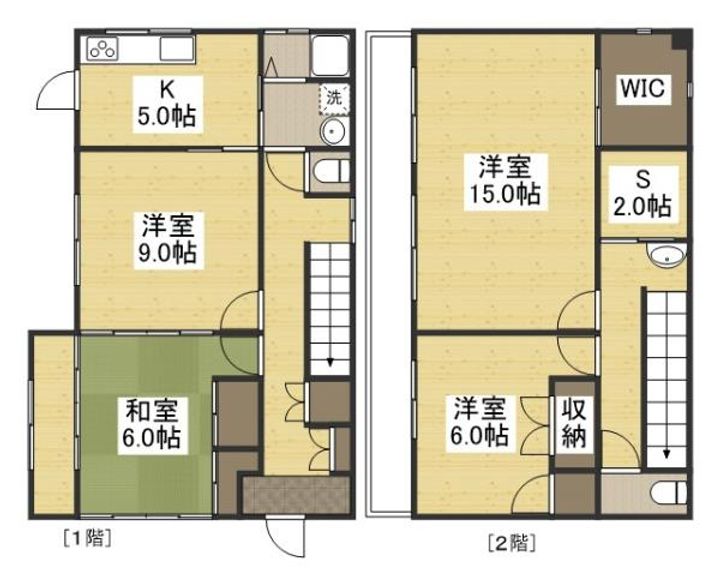 岡山県岡山市北区津島本町(一戸建)の賃貸物件の間取り
