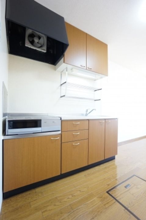 新潟県新潟市中央区女池3(アパート)の賃貸物件のキッチン