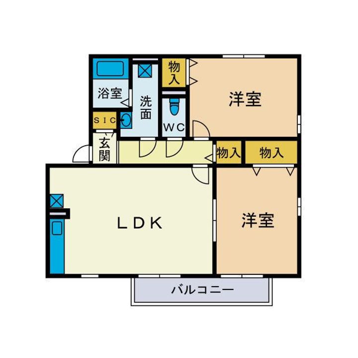 カメリアヒルズIの間取り