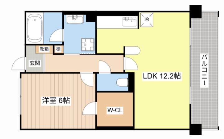 滋賀県栗東市小柿4(マンション)の賃貸物件の間取り