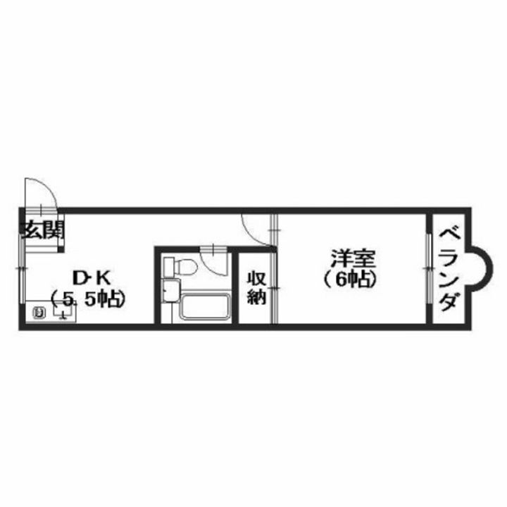 チェリス牛田の間取り