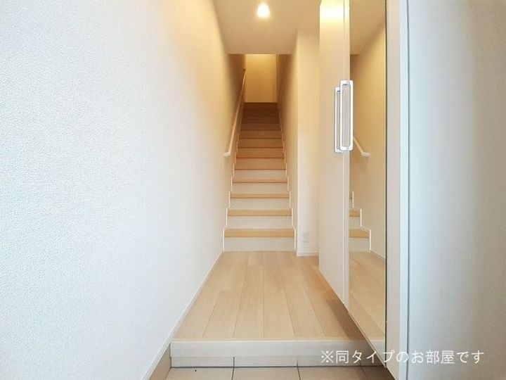 パディーエステート中ノ原 Bの玄関