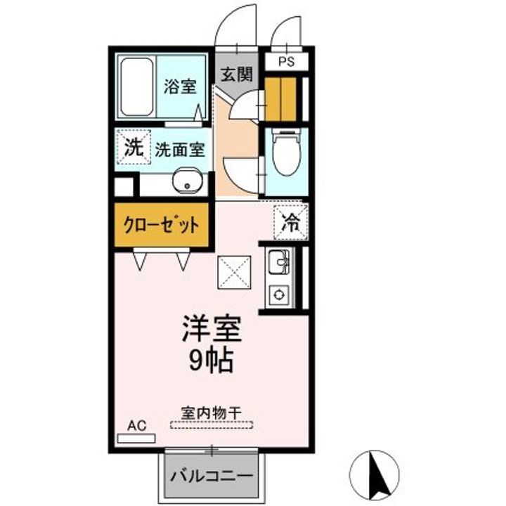アーバンヒルズII Aの間取り
