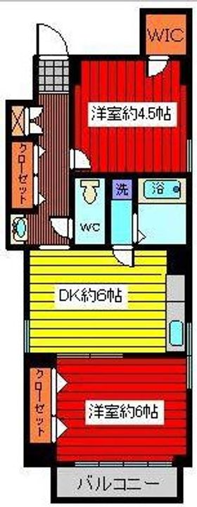 埼玉県川口市青木3(マンション)の賃貸物件の間取り