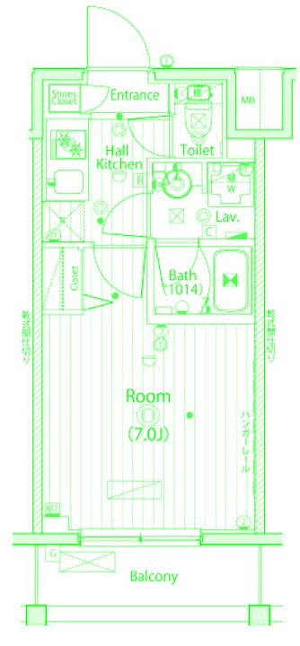 ガーラ・クレスタ横濱関内の間取り