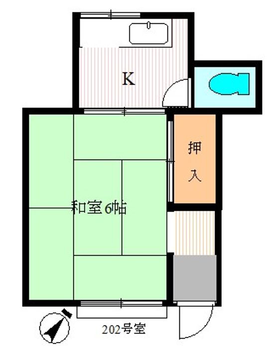 石垣荘の間取り