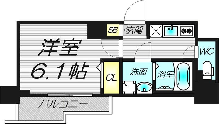 Dimus新大阪の間取り