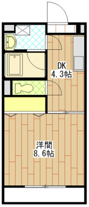プレジールの間取り