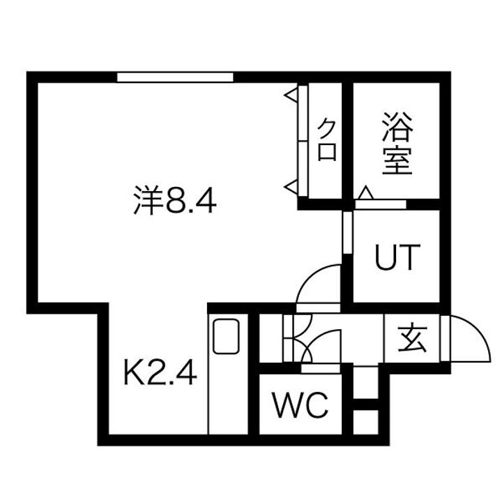 Garden South 1の間取り