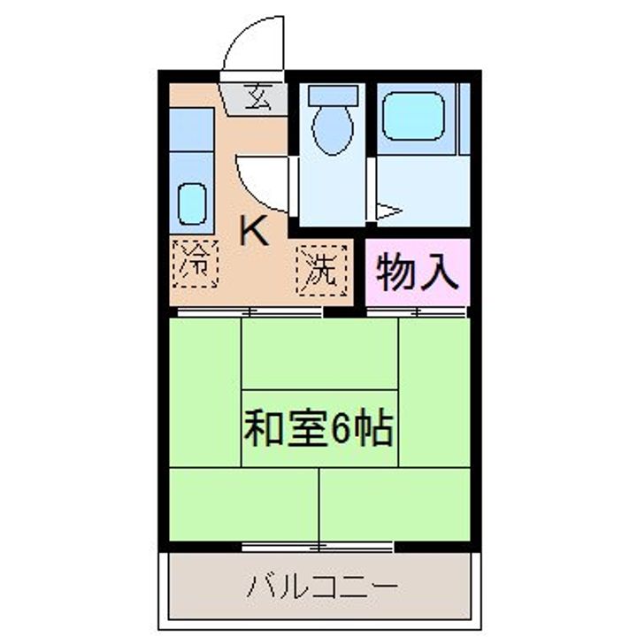 ハイツレスポワールの間取り