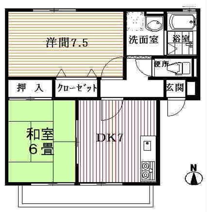 クレストコーポの間取り