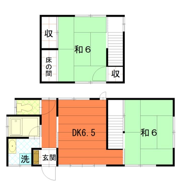 京都府舞鶴市字行永(一戸建)の賃貸物件の間取り