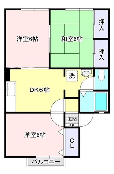 ヴィーナスIII番館の間取り